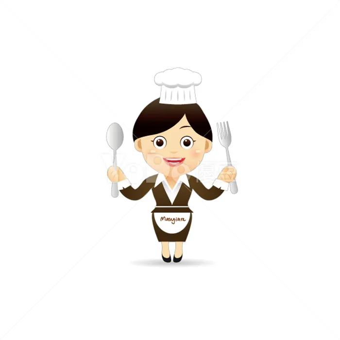 Q版Logo設計-Mangiare